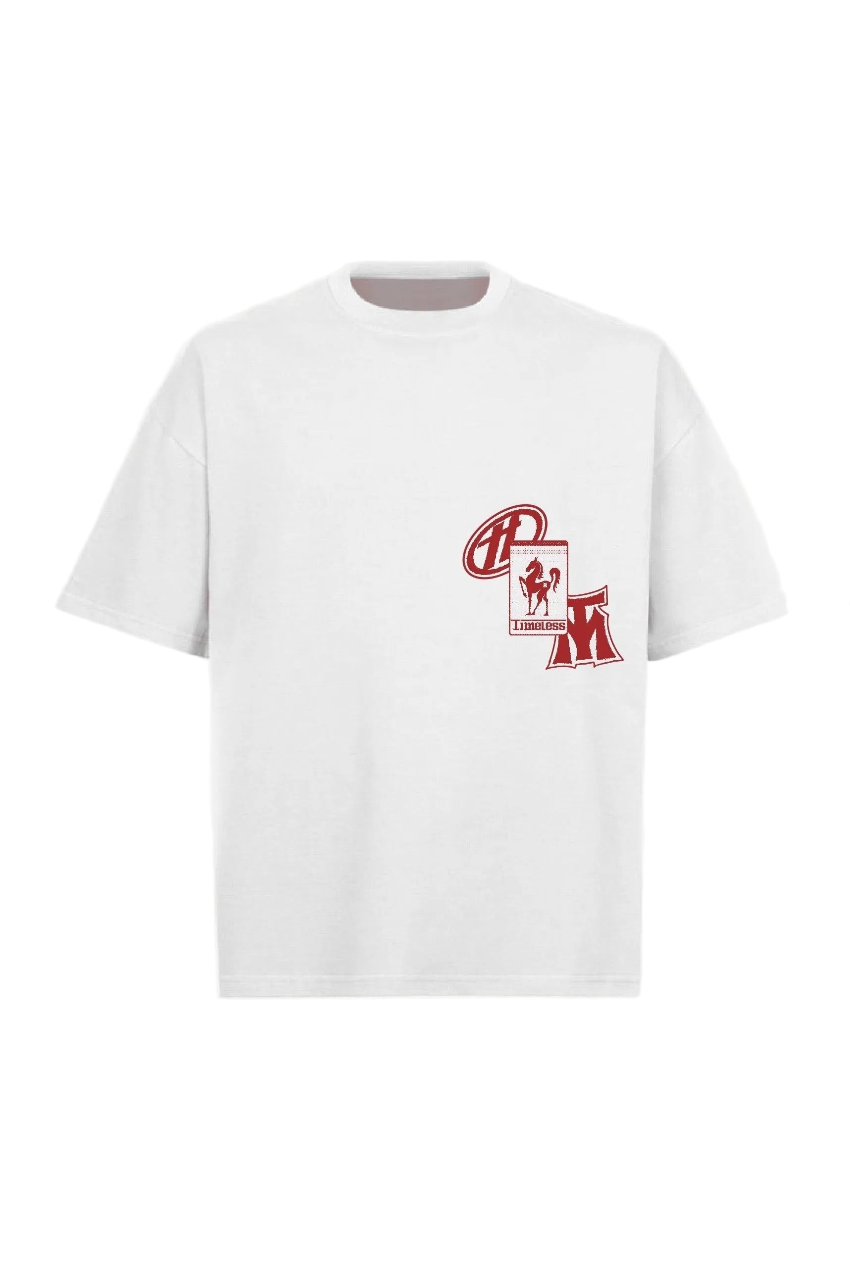 1CRASH WHITE T-SHIRT